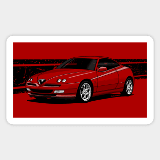 The beautifully cool italian sports car Sticker